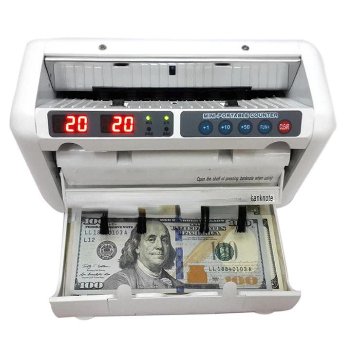 

Money Counter Machine Suitable for EURO DOLLAR Multi-Currency Compatible Money Currency Counter 110V/220V OK1000