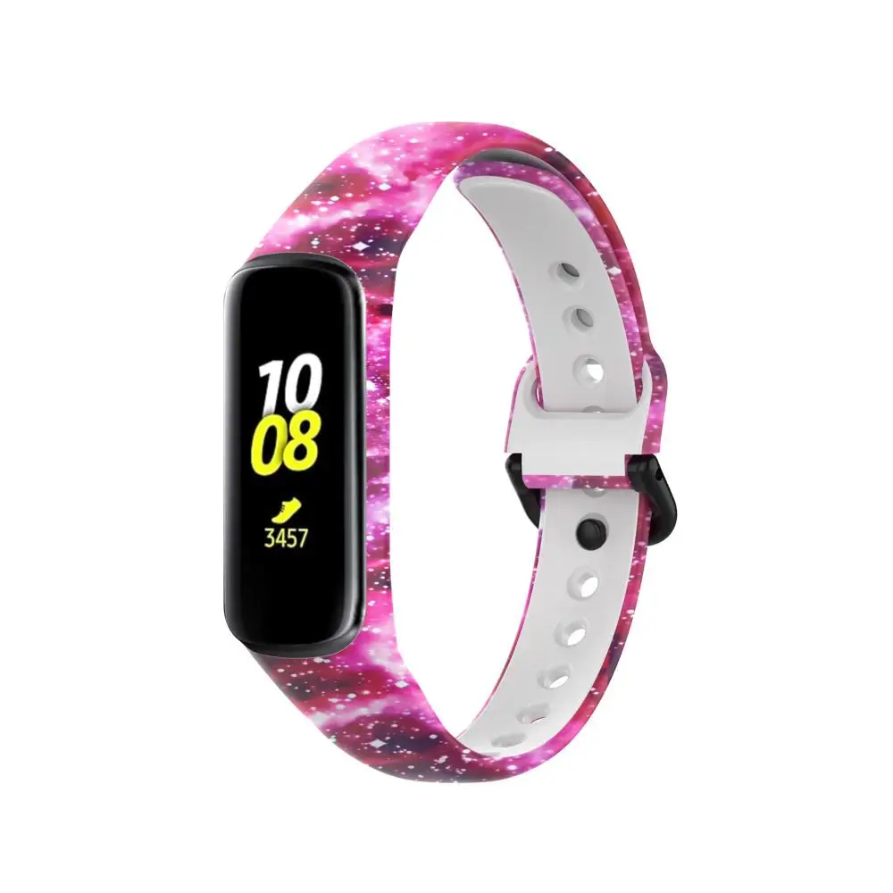 Soft Wristband Watchband Replacement Strap Silicone Colorful For Samsung Galaxy Fit 2 SM-R220