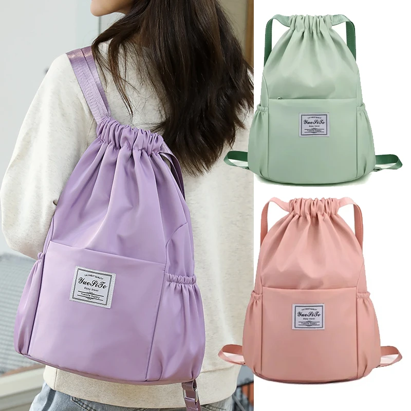 

Outdoor Sackpack Women And Men Large Capacity Gym Swim Beach Bags Basketball Bag Sports Drawstring Backpack Sport Fitness Travel