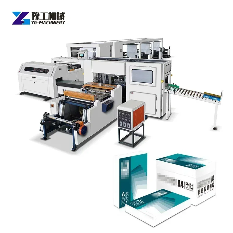 Automatic Electric Fabric Label A4 Paper Roll Slitter Cutter A4 A3 Business Card Paper Cutting Machine/card Cutter