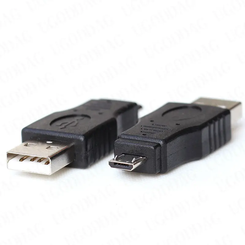 Adattatore di ricarica per sincronizzazione dati da micro USB maschio a USB maschio V8 da maschio a USB femmina