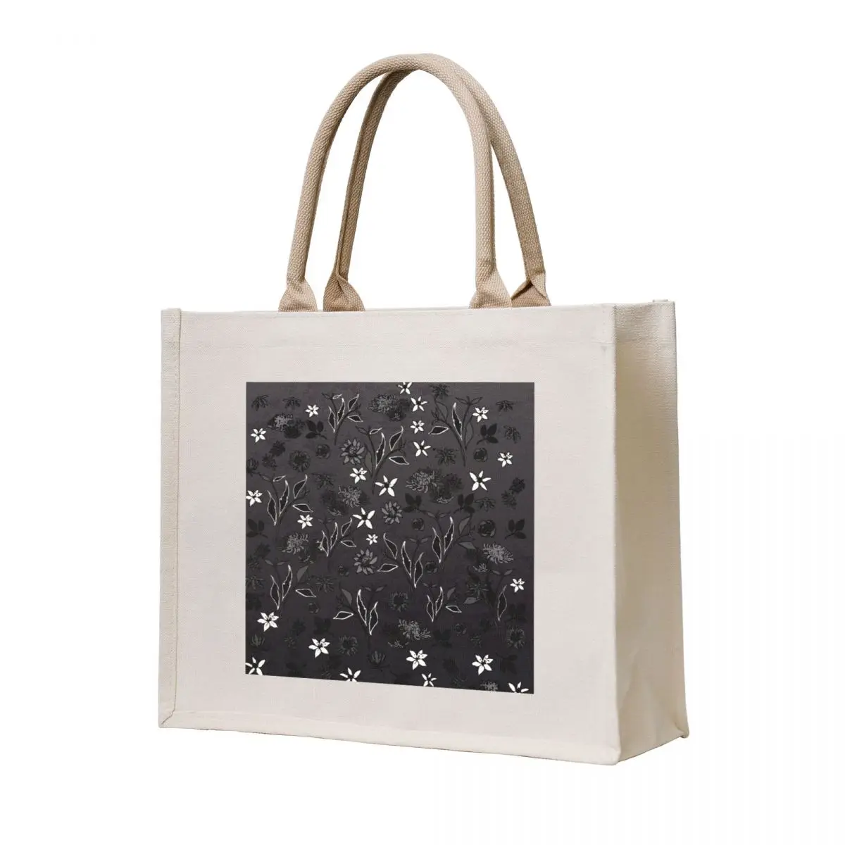 

DARK NIGHT FLORAL Tote Bag Women bags Big bag women Fabric bag for beach