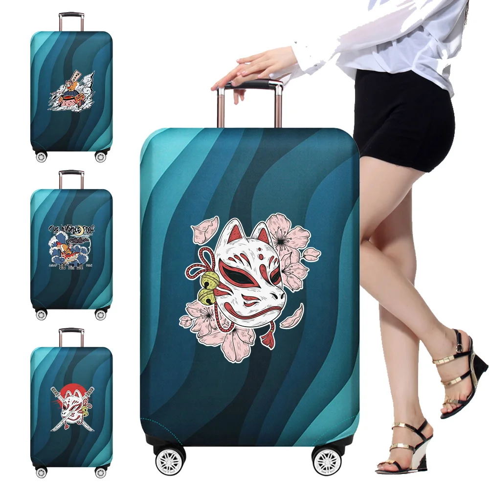 

Trolley Box Cover Travel Accessories Fashion Thick Elastic 18-32inch Luggage Cover Mask Series Protector Washable
