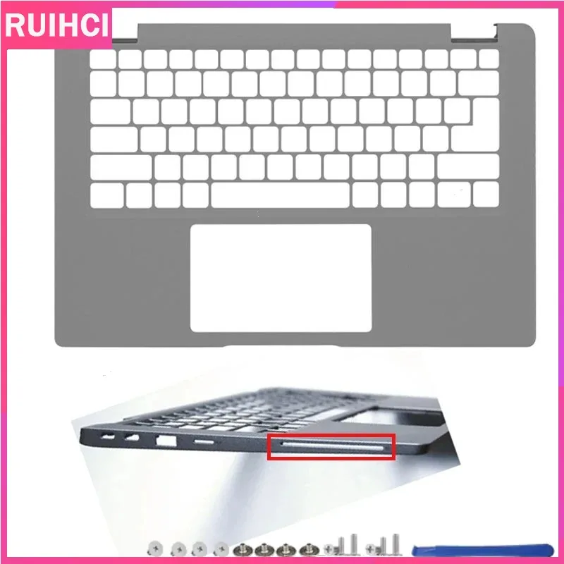 Para latitude 5320 e5320 novo caso superior portátil lcd capa traseira moldura frontal palmrest tampa traseira topcase 0gr18w gr18w prata