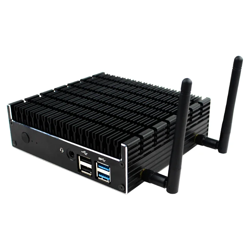 Shenzhen Antenna Placa Pfsense 6Usb Price Ddr3 J1900 Multiple Interface 16Gb 512Gb Android Fanless Con Wifi Industrial Mini Pcs