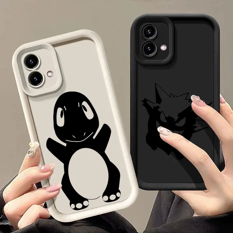 

Pokemons Pikachu Gengar Anime Phone Case For Motorola Moto Edge 60 50 Fusion 40NEO G85 G84 G75 G54 G53 G35 G34 G15 G14 E32 Cover