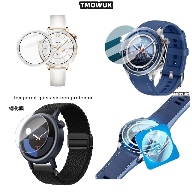 

For OPPO Watch X2 For CMF Watch Pro 2 HD 9H Hardness Ultra - Thin Tempered Glass Screen Protector Anti - Scratch