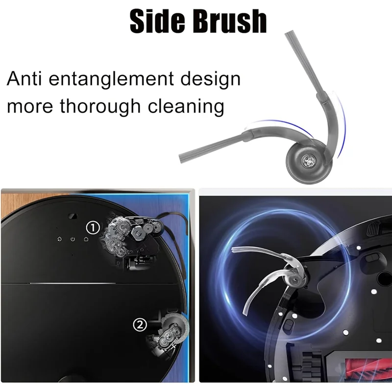 

A65T-Replacement Parts Forroborock Saros 10/G30 Vacuum Cleaner Parts Main Side Brush HEPA Filters Mop Pads Dust Bags