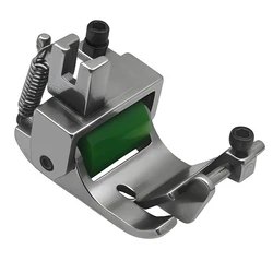 0-13MM Adjustable Edge Guide Roller Presser Foot Q7 Anti Wrinkle Knob Hemming Foot For Industrial Sewing Machine Accessories 