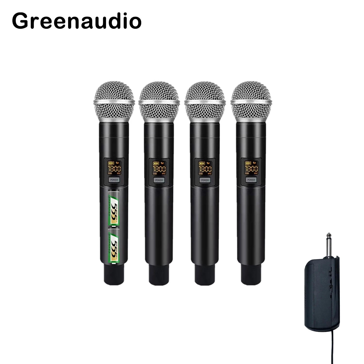 GAW-RM40 Professional Wireless Mic System 4 Channel Handheld Mic Vocal OEM For Echo Microphone Light-Weight Noise Cancelling