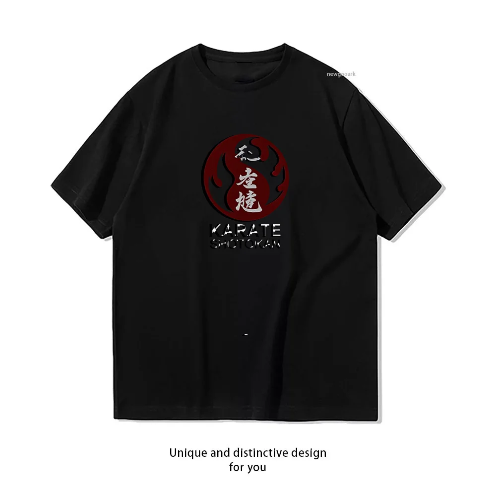 Karate Shotokan Martial Arts T-Shirt Design  Casual Cotton Short Sleeve Tee for Men Women