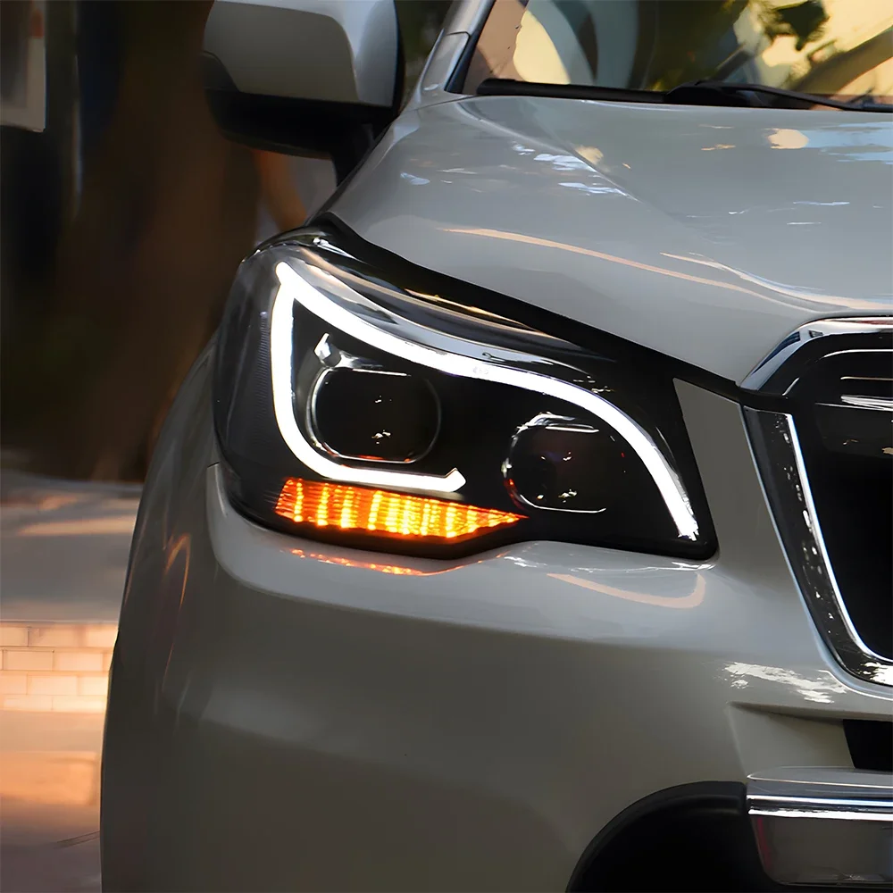 

Car Front Light for Forester 2013-2016 High Configuration LED Auto Headlight Bifocal Lens Assembly Hot Sale Accessories