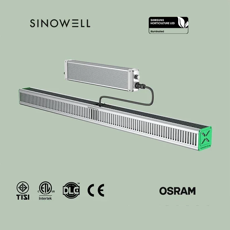 Sinowell LINEAR 630W Toplight 3.2 Umol/J Daisy Chain Greenhouse 630 Watt LED Grow Lights