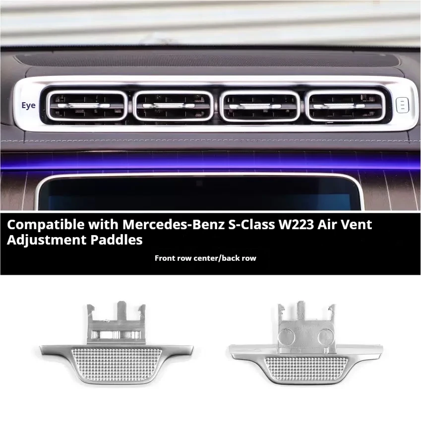 

A/C Air Vent Slat Lever Tab Replace For Mercedes-Benz W223 S400 S450 S480 Car Airflower Control Outlet Adjustmen Paddle