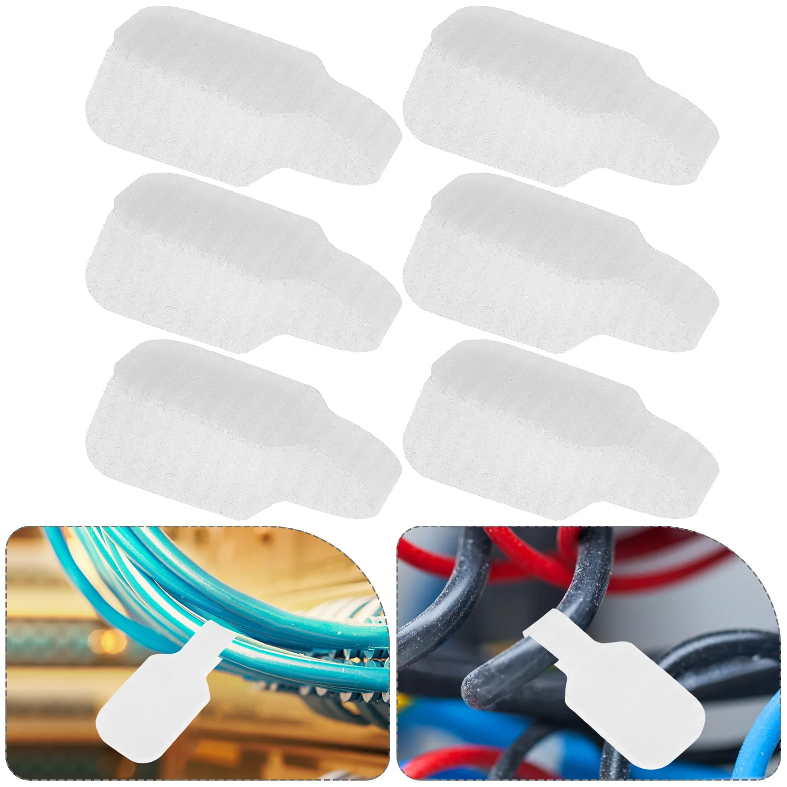 

30 Pcs Cable Organizer Management Labels Organization System Holders White Markers and Tags