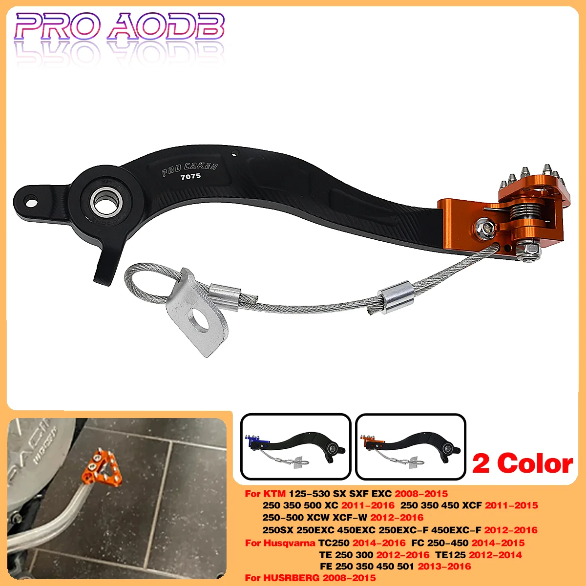 Motocross CNC Rear Brake Pedal Arm Lever Brake Saver For KTM EXC SX SXF XC XCF XCW XCF-W SX EXCF 125 250 300 350 400 450 500 530