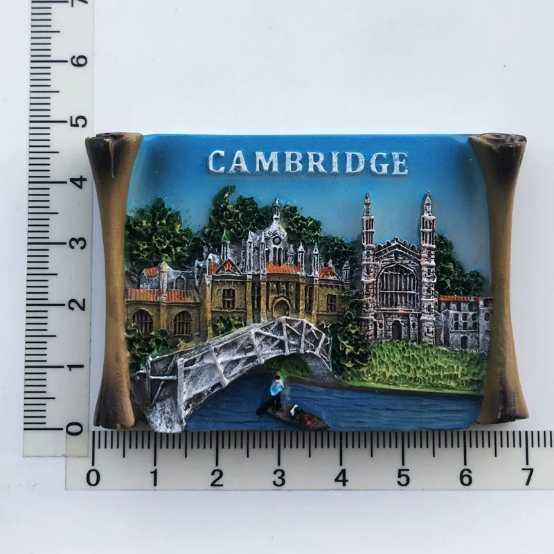 

CAMBRIDGE Fridge Magnets Travel 3D Memorial Magnetic Refrigerator