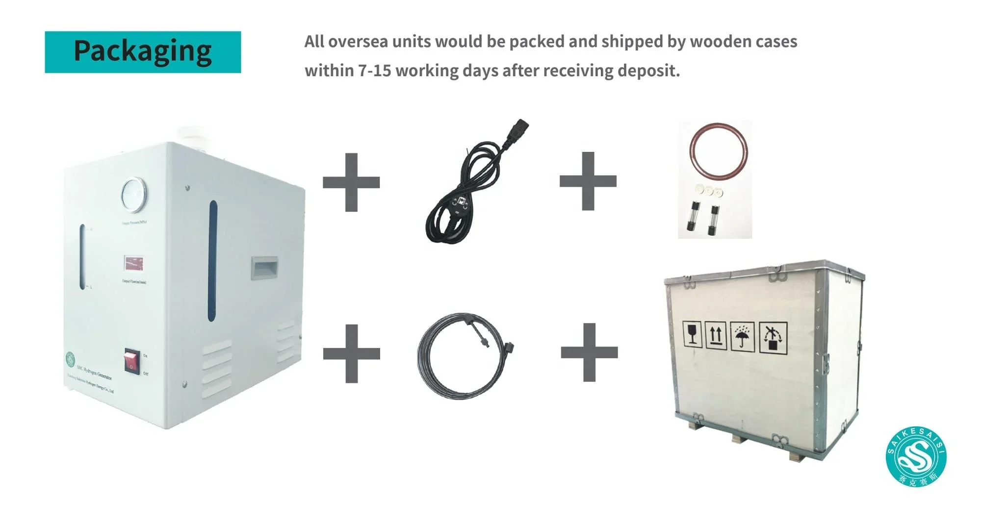 SHC300 H2 Laboratorium Waterstofgenerator