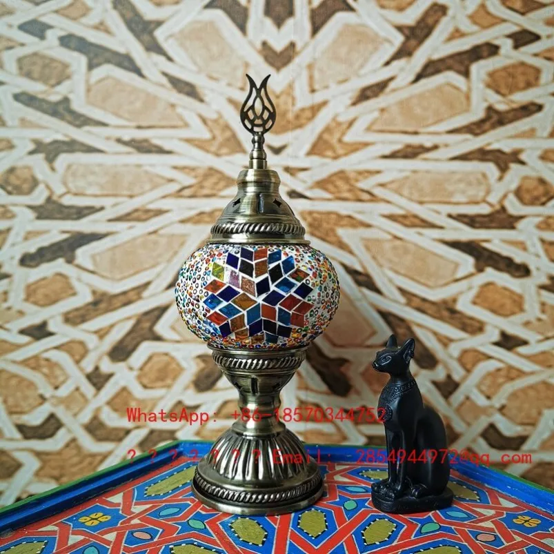 Vintage Romantic Small Table Lamp Bedroom Study Cafe Restaurant Hotel Homestay Decorative Table Lamp - view 5