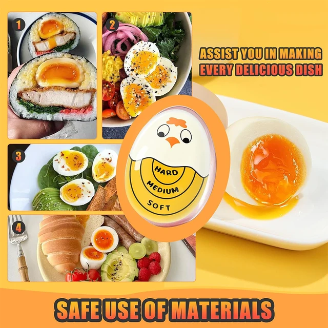 Egg Timer Egg Color Changing Indicator Tells Soft Hard Boiled Egg That Changes Color When Eggs Are Ready 5