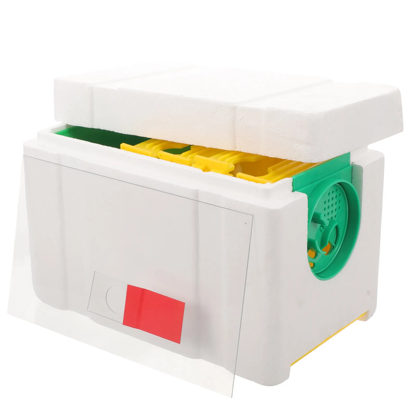 

Beehive Mating Box 4 Frames Bee Breeding Equipment Compact Garden Balcony Courtyard Plastic Feeder Hive Tool
