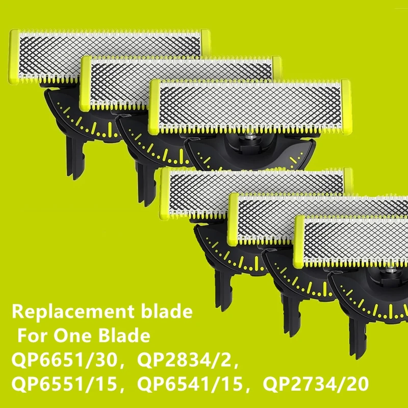 360 ° Cabezal de cuchilla de repuesto para afeitadora One Blade (QP14xx, QP25xx, QP26xx, QP27xx, QP28xx) y Pro (QP65xx, QP66xx)