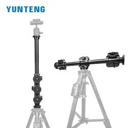 YUNTENG 35CM Cross Bar Boom Arm Universal for Tripod Extension Rod Horizontal Stand Live Streaming Studio Product Photography