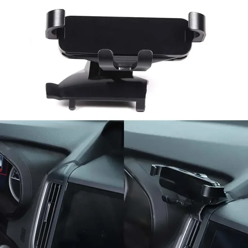 For Subaru Forester 2019-2024/XV 2018-2021 Car Center Control Air Outlet Mobile Phone Holder ABS Interior Accessories LHD