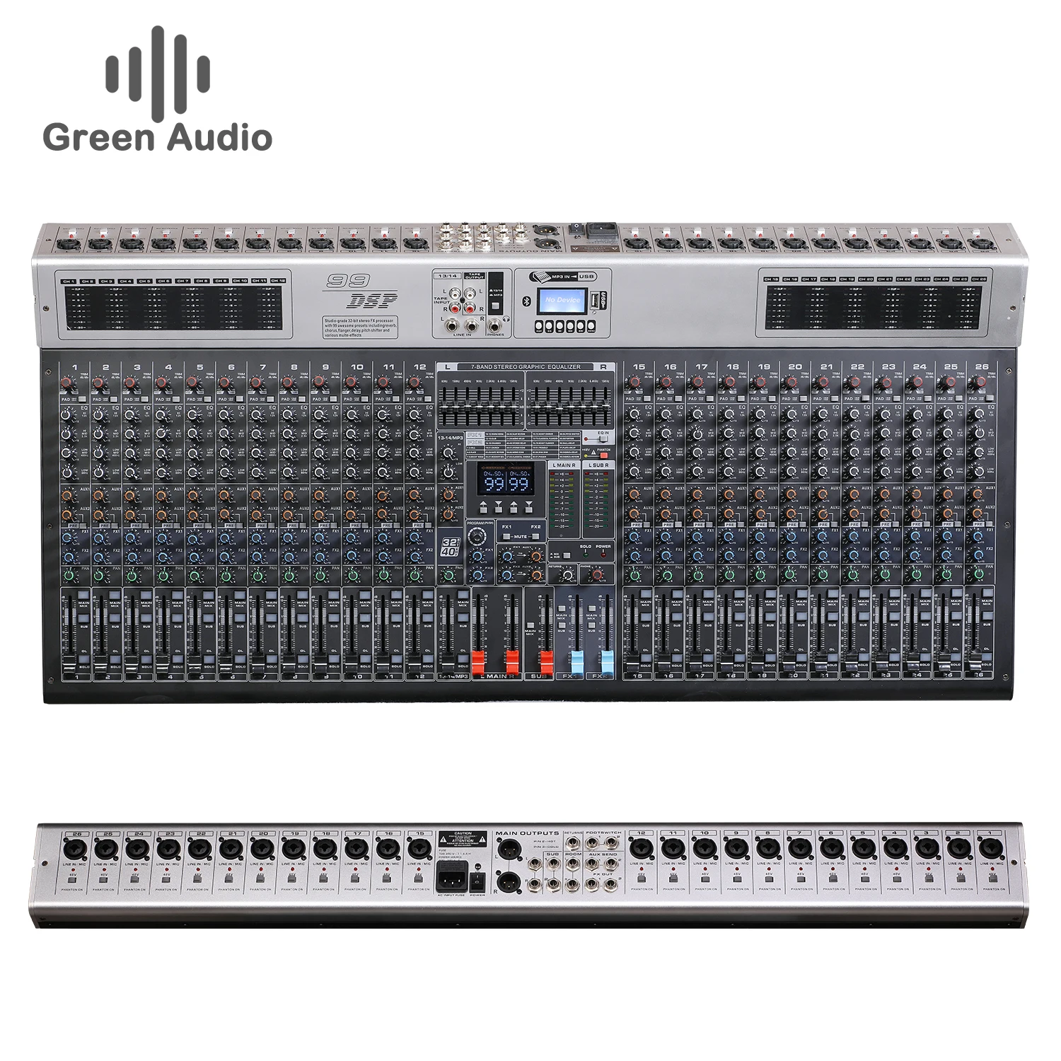 GAX-GBA26 Professional Performance Mixer Dual Effect Device LED Screen Mixer With Factory Price