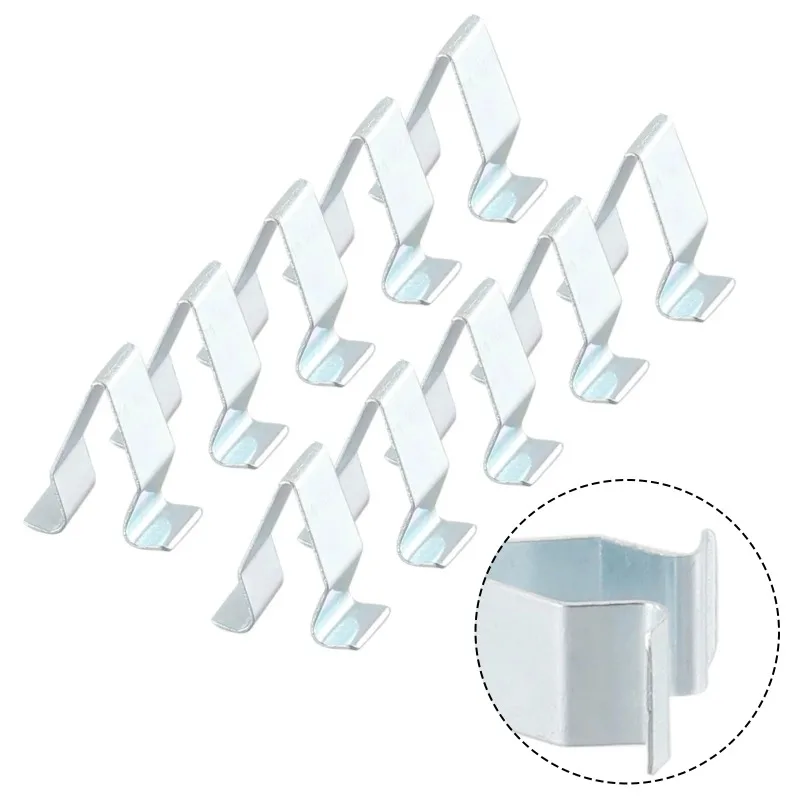 10pcs Car Metal Trim Panel Clips Seat 16mm Boot & Tailgate Interior Lining 4A0867276B For Seat For Skoda For Bora For A1 For A3