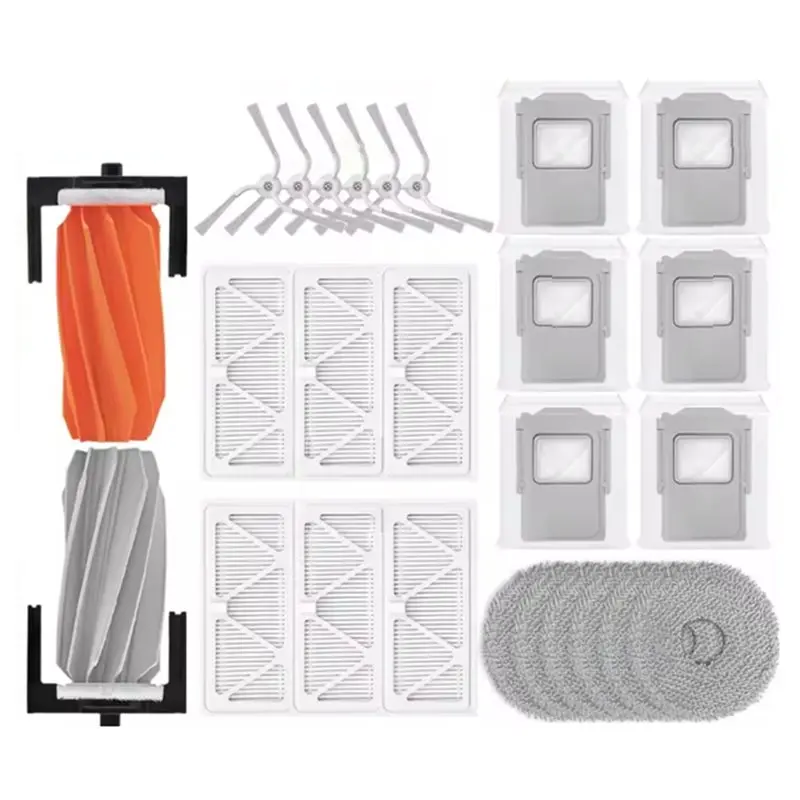 

Новый комплект аксессуаров A59P для DJI ROMO S, запасные части для DJI ROMO S, включая основную щетку, мешок для пыли, салфетки для уборки.