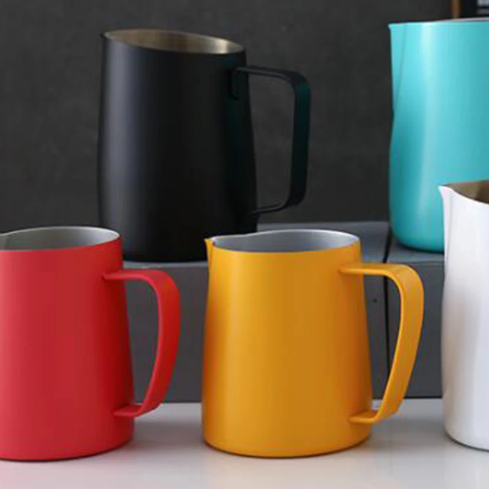 

Coffee Storage Cup Stainless Steel Colorful Design for Home Restaurant 350ml Metal Coffee Cup Happy Mood