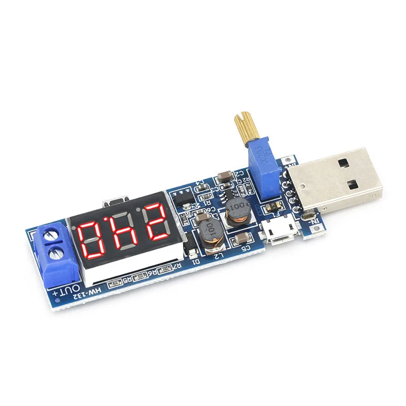 DC-DC USB Step Up Power Supply Module 5V to 3.3V 9V 12V 24V Voltage Regulator Desktop Power Module