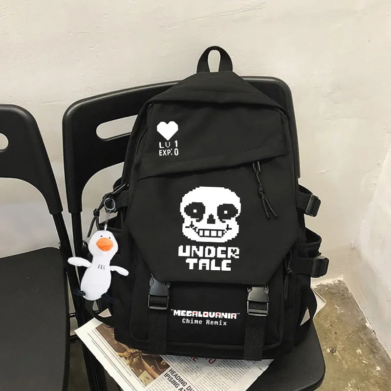 Undertale Sans Skull Zaino Studenti Borsa da scuola carina Kawaii Ragazze Ragazzi Zaino Laptop Moda femminile Anime Borse per libri