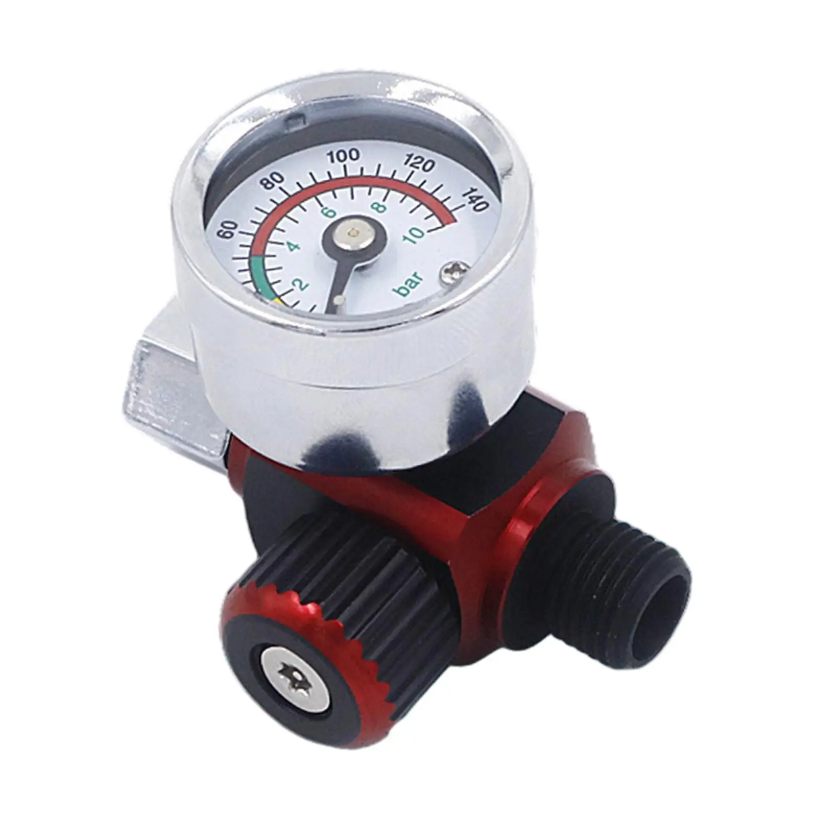 Paint Spray Air Pressure Regulator Accessories G1/4 Thread 0 to 140 PSI