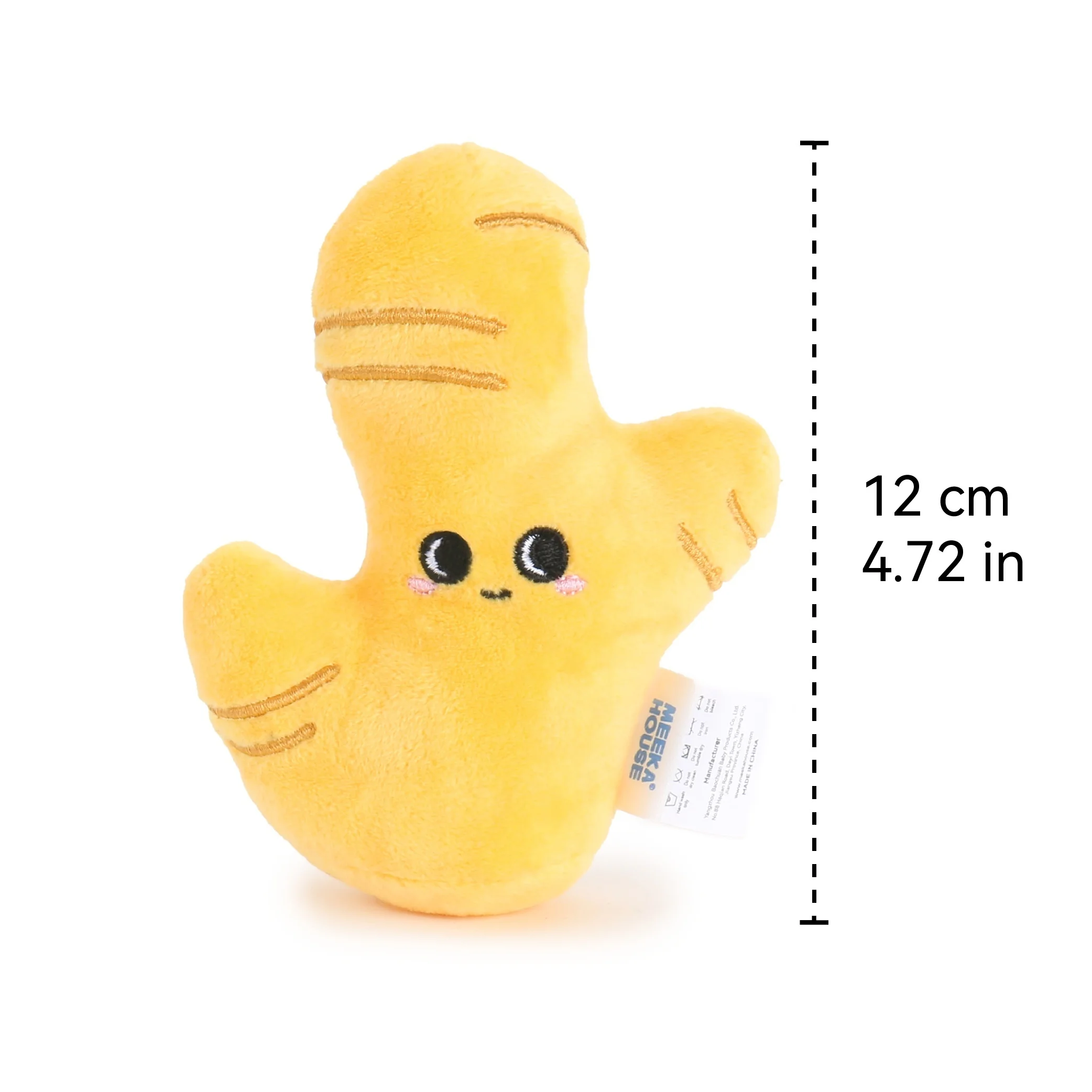 12cm gengibre vegetal brinquedo de pelúcia planta pingente boneca de pelúcia bebê crianças presente aniversário decoração para casa artesanato