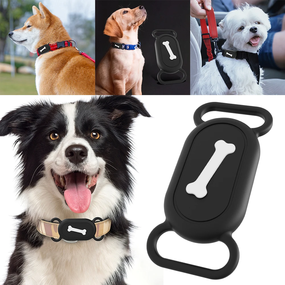 

Silicone Case Waterproof Protective Cover Sleeve Dog Cat Collar Holder Dustproof GPS Tracker Case Anti-Drop for Galaxy SmartTag2