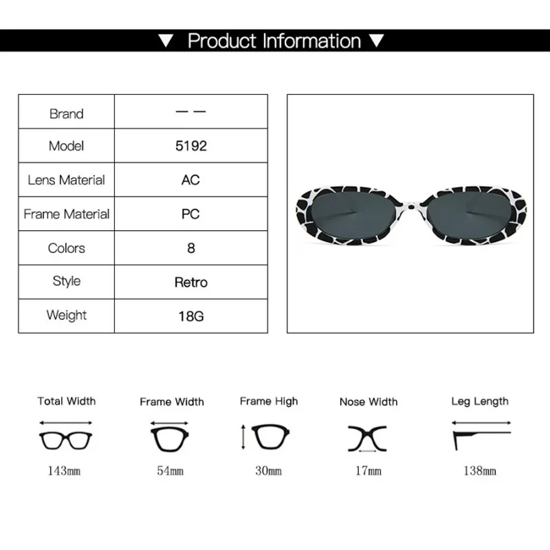Vintage Oval  Sunglasses Women Luxury Brand Designer Small Oval Sun Glasses Retro Black Red Glasses ladies Goggle image 6