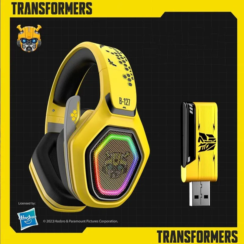 Choice TRANSFORMERS TF-G01 Bluetooth 5.3 Gaming Wired Headset Low Latency Earphones Music Headphones Long Endurance with Mic