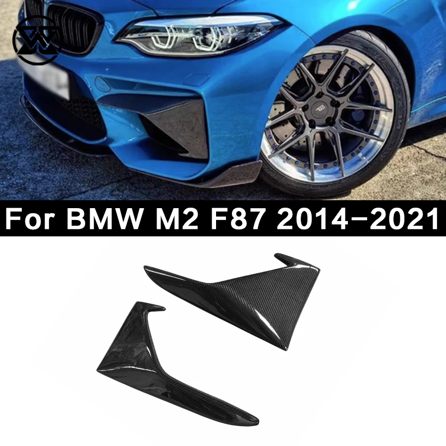 

F87 M2 Carbon Fiber Air Intake Vent Splitter Trim For BMW F87 M2 M2C Front Bumper Grille Frame Spoiler Wrap Corner Body Kit