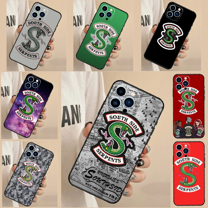 الجانب الجنوبي الثعابين ريفرديل حافظة لهاتف سامسونج جالاكسي S25 FE S23 FE S20 S21 S22 S24 S25 Ultra S9 S10 S25 Plus غطاء شل #1