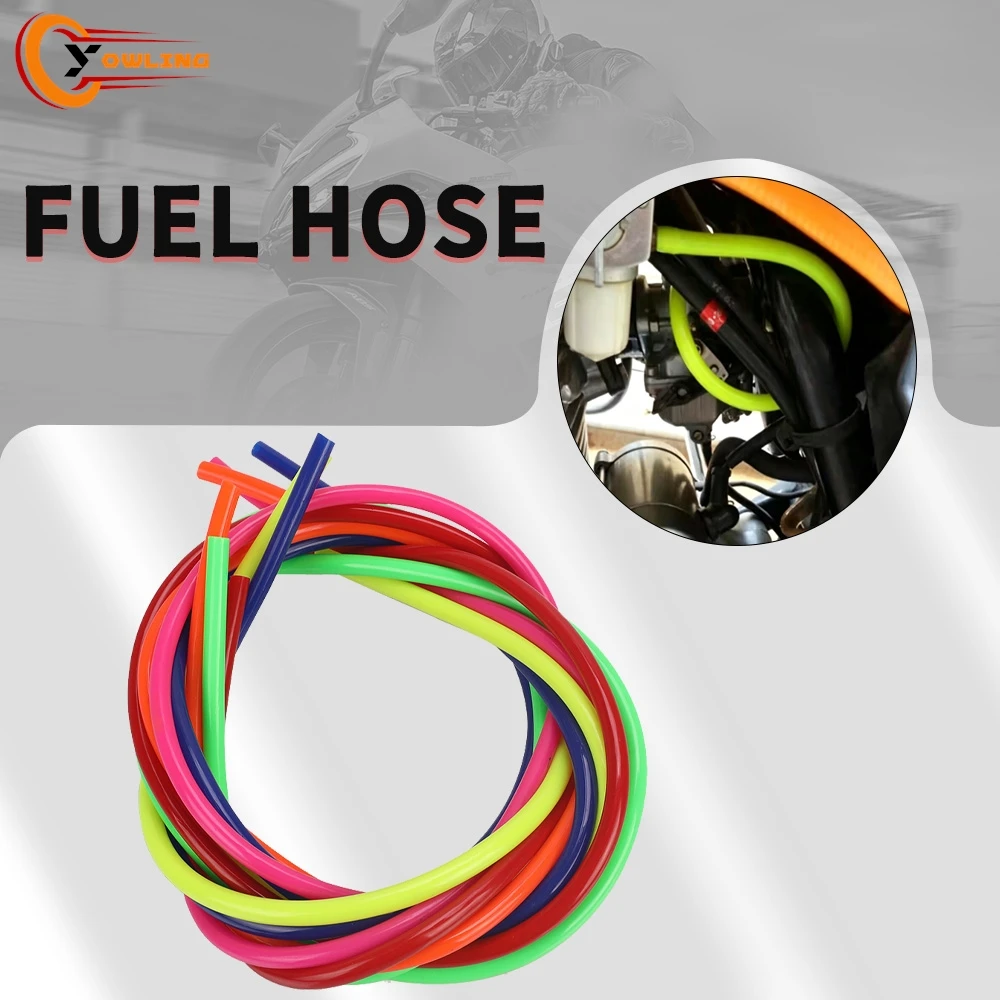 2026 2025 NEU 1 Meter Kraftstofffilter Motorrad Dirt Bike Schlauch Leitung Benzinschlauch Kraftstoff Gas Ölrohr Cafe Racer Passend Universal