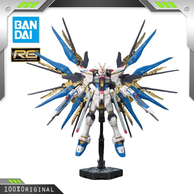 

BANDAI ANIME in Stock RG 1/144 MOBILE SUIT ZGMF-X20A Strike Freedom GUNDAM Assembly Plastic Model Kit Action Toy Figure Gift