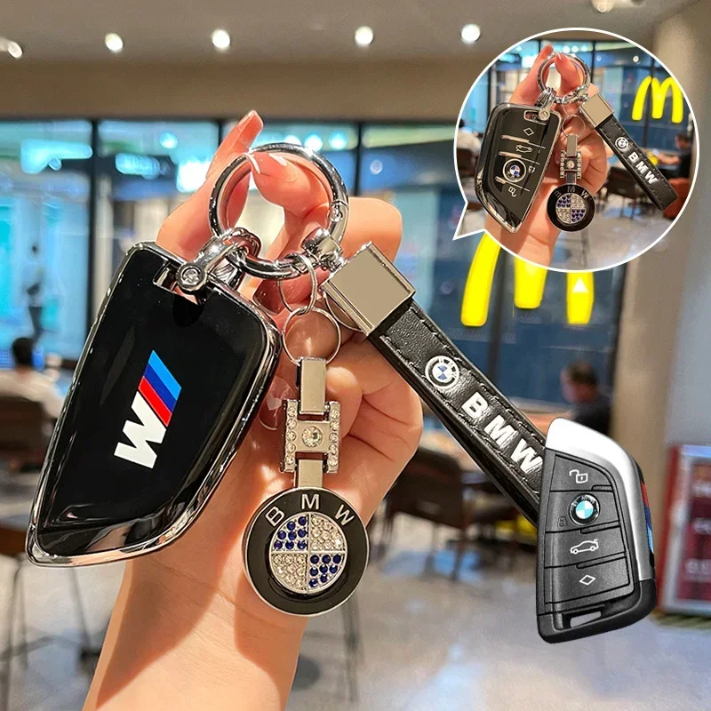 TPU Car Key Cover Case Shells For Bmw X1 X3 X5 X6 X7 1 3 5 6 7 Series G20 G30 G11 F15 F16 G01 G02 F48 Keyless Bag Accessories