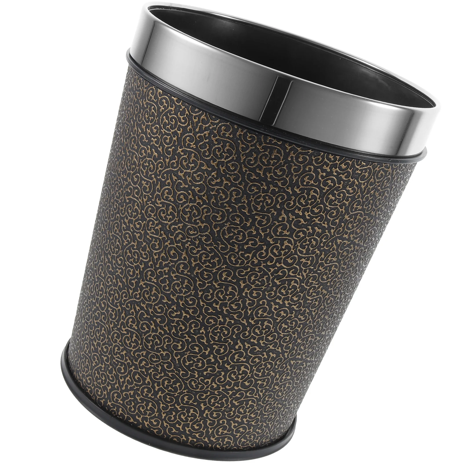 빈티지 스타일 욕실 쓰레기통 대용량 쓰레기통 가정 사무실 침실 장식용 가정용 쓰레기통