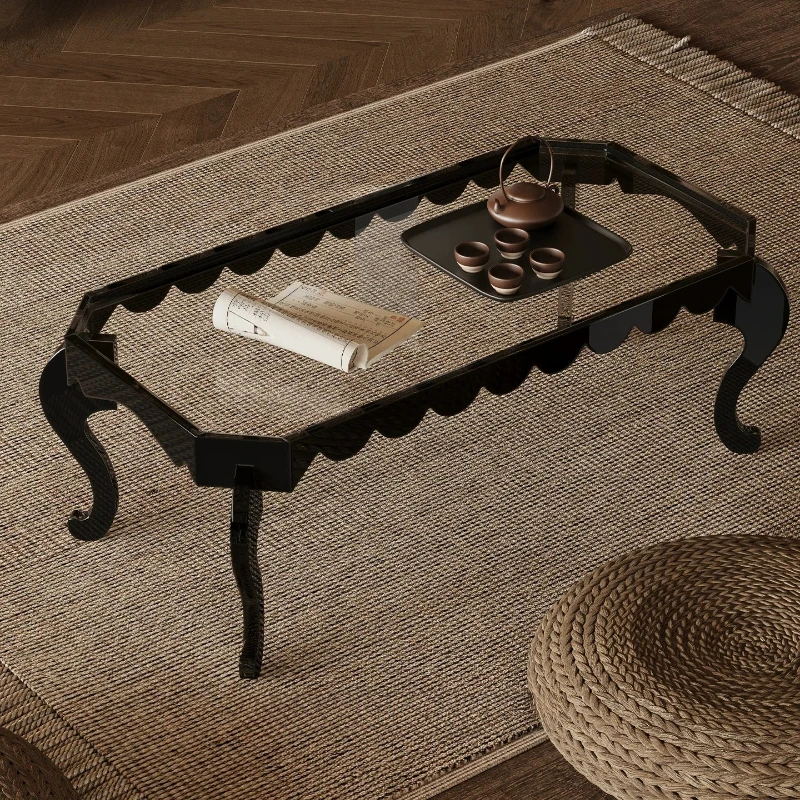 Living room coffee table small table household small apartment medium ancient style