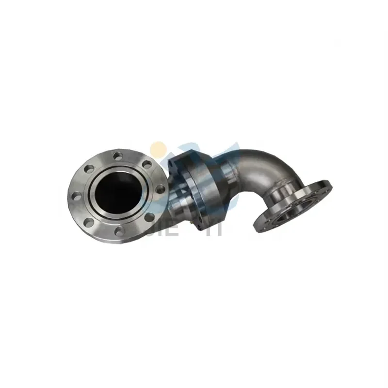 3 Inch Stainless Steel Hydraulic Rotary Joint 360 Degree Swivel Elbow Flange Connector For Industrial Pipe Fluid Transfer
