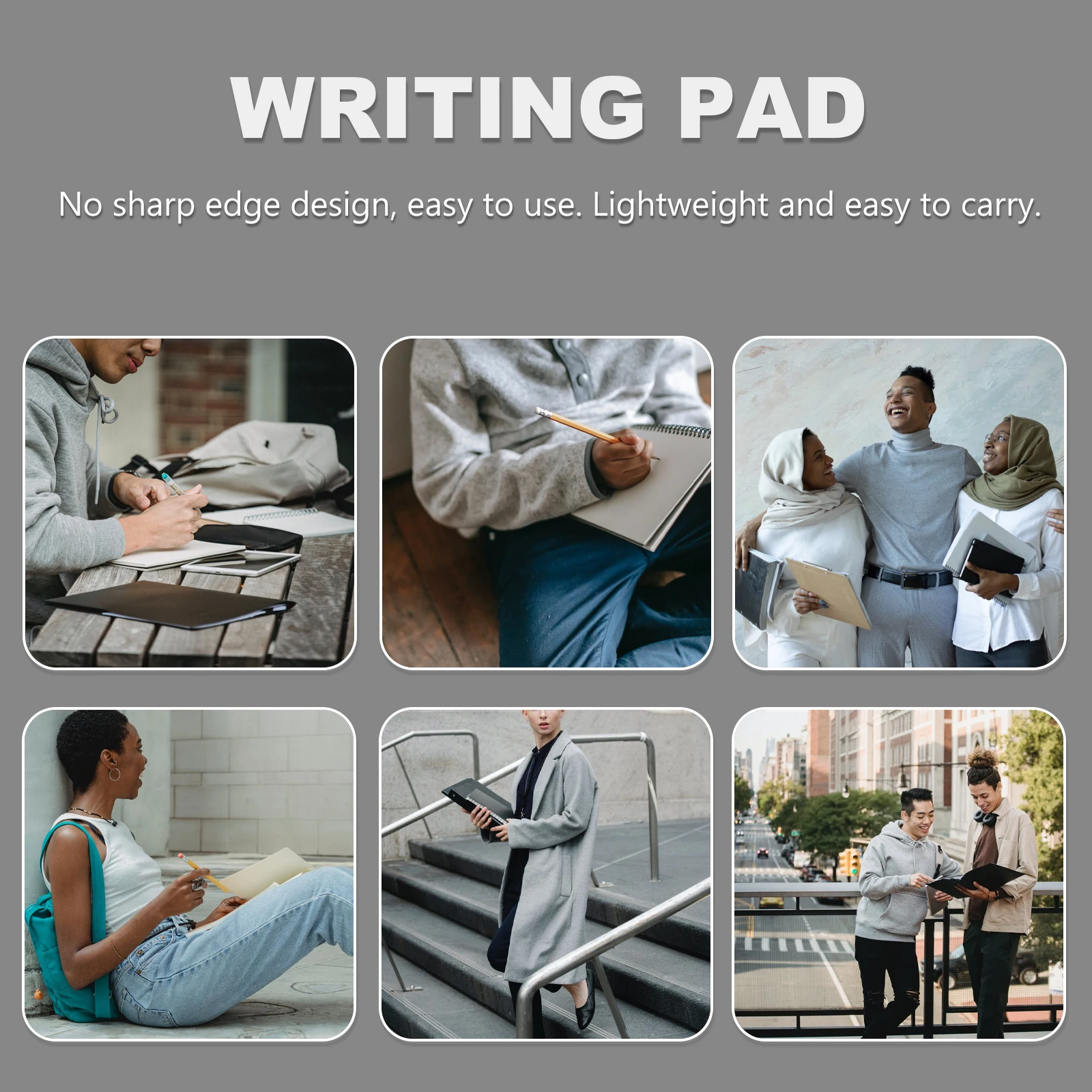 

A5 Paper Clipboard Stainless Steel Metal Clip Writing Splint Lightweight Home School Office Use File Holder Paperboard