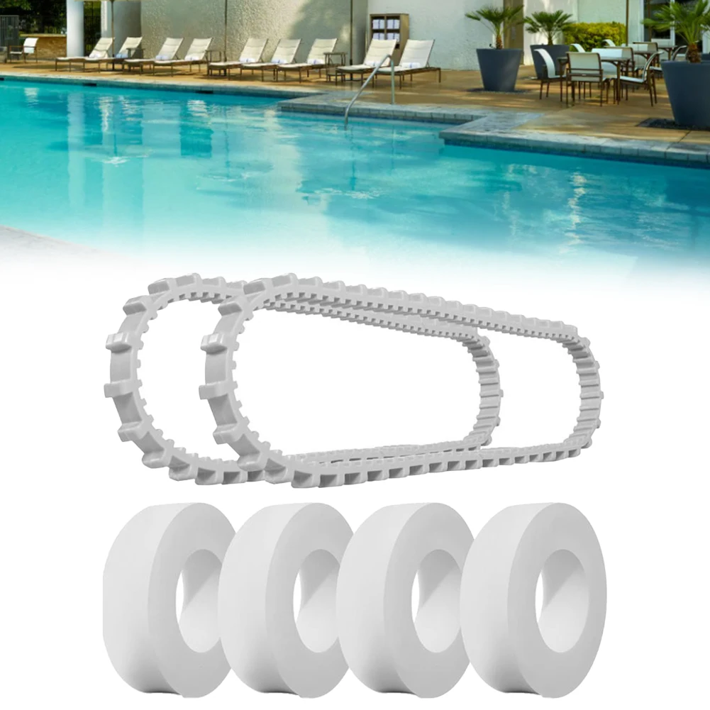 Upgrade Your For Dolphin Pool Robot with 9985006r2 Track and 6101611r4 Climbing Ring Replacement Parts Six Pieces