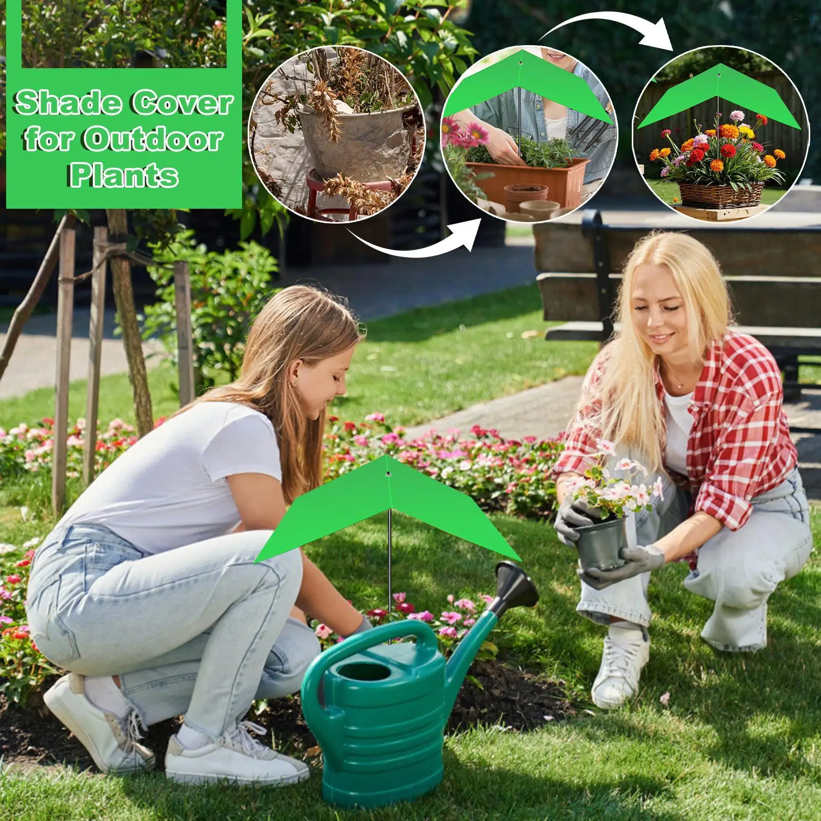 Umbrellas For Outdoor Plants Anti-UV Sun Blocking Tarp Outdoor Plant Shade For Potted Flower Bonsai Backyard Garden Greenhouse